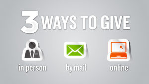 3 ways to give